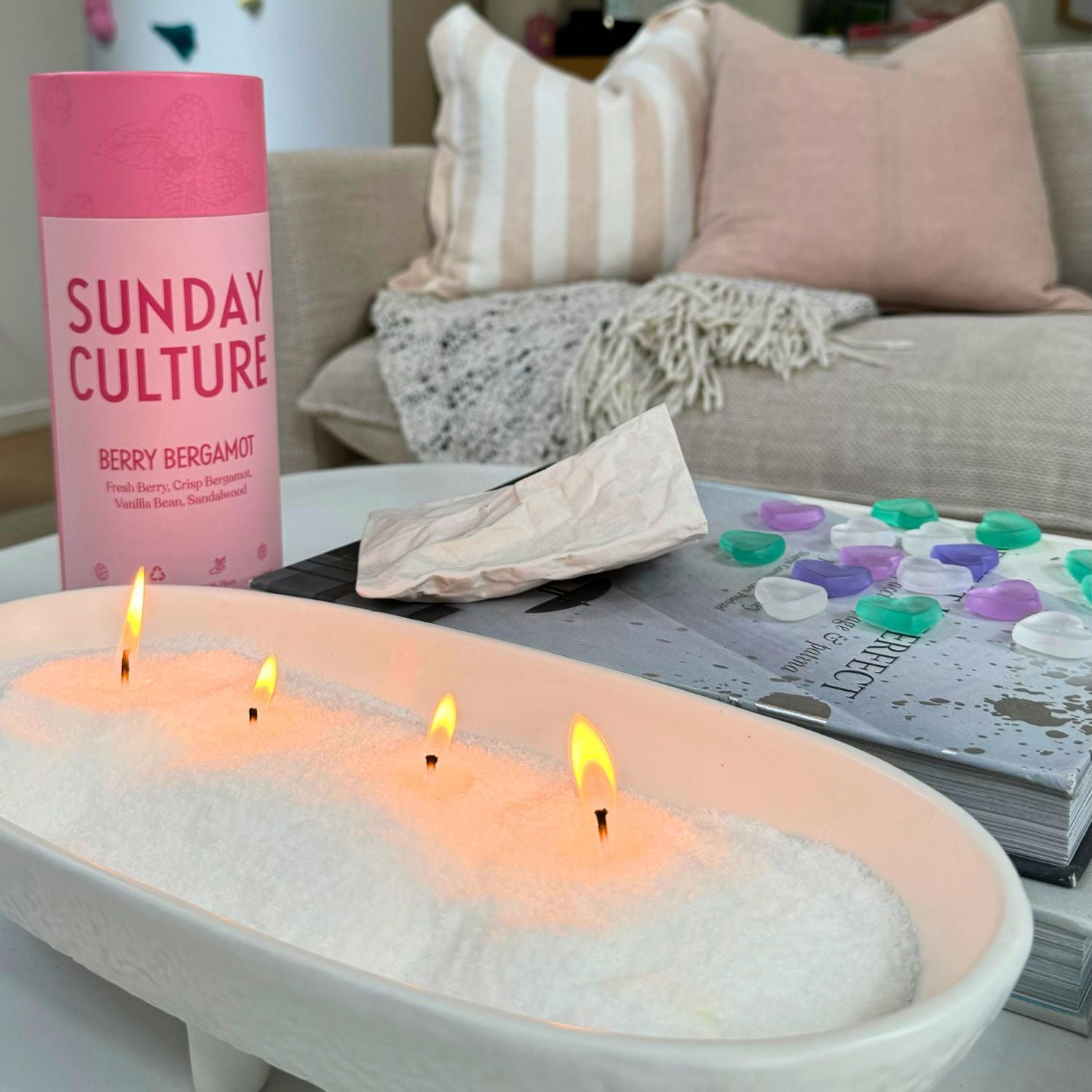 Large Berry Bergamot Ready-to-Pour Sand Wax