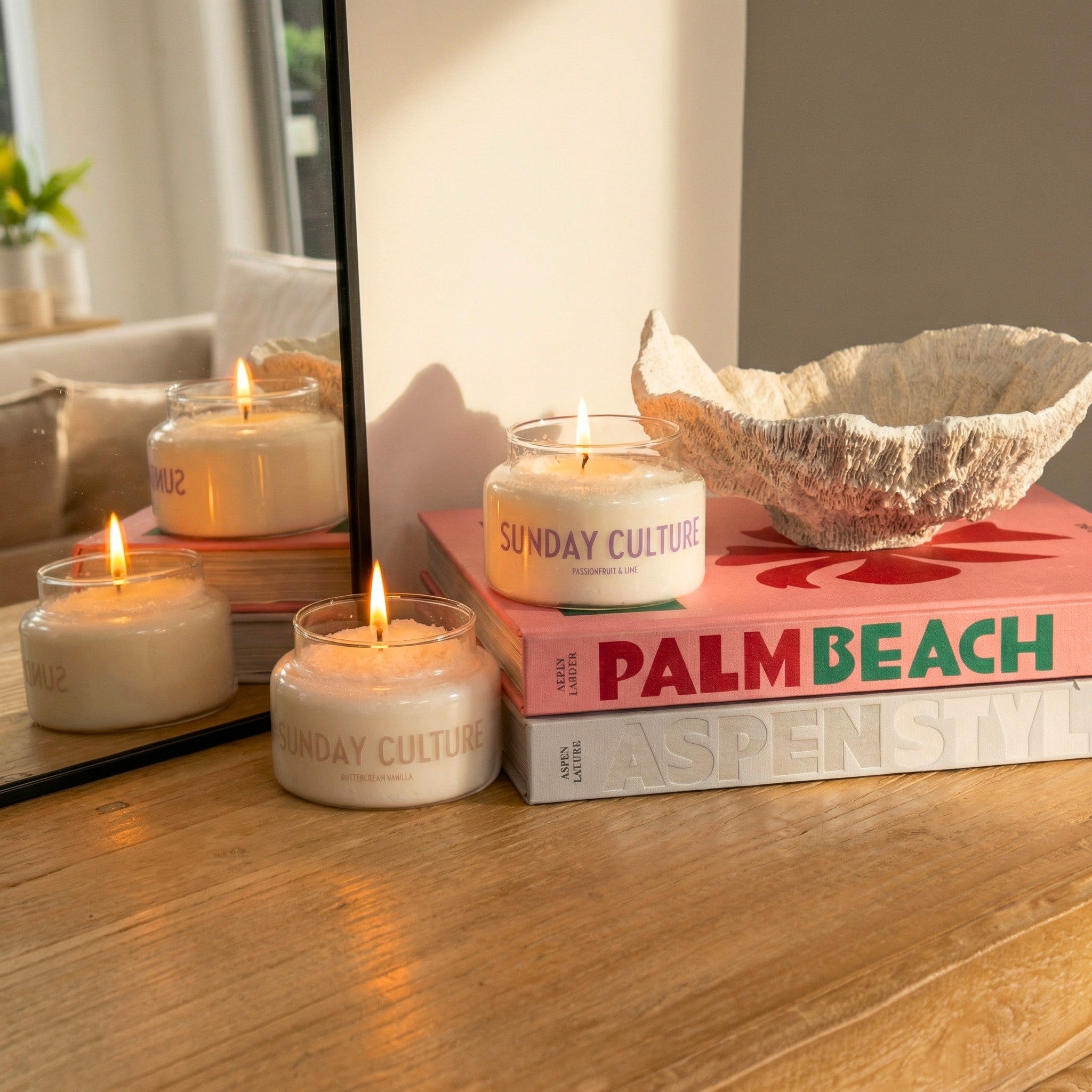 Buttercream Vanilla Sand Wax Candle