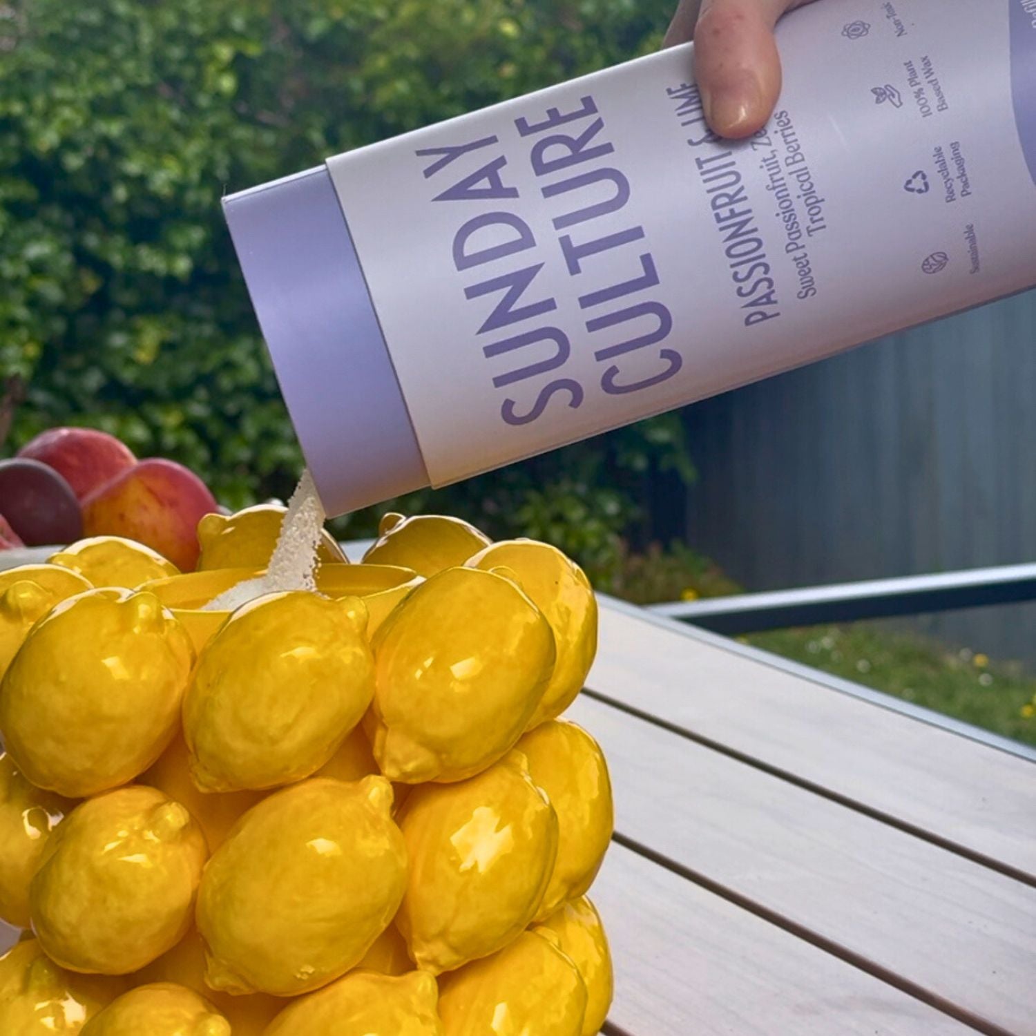 Large Passionfruit & Lime Ready-to-Pour Sand Wax