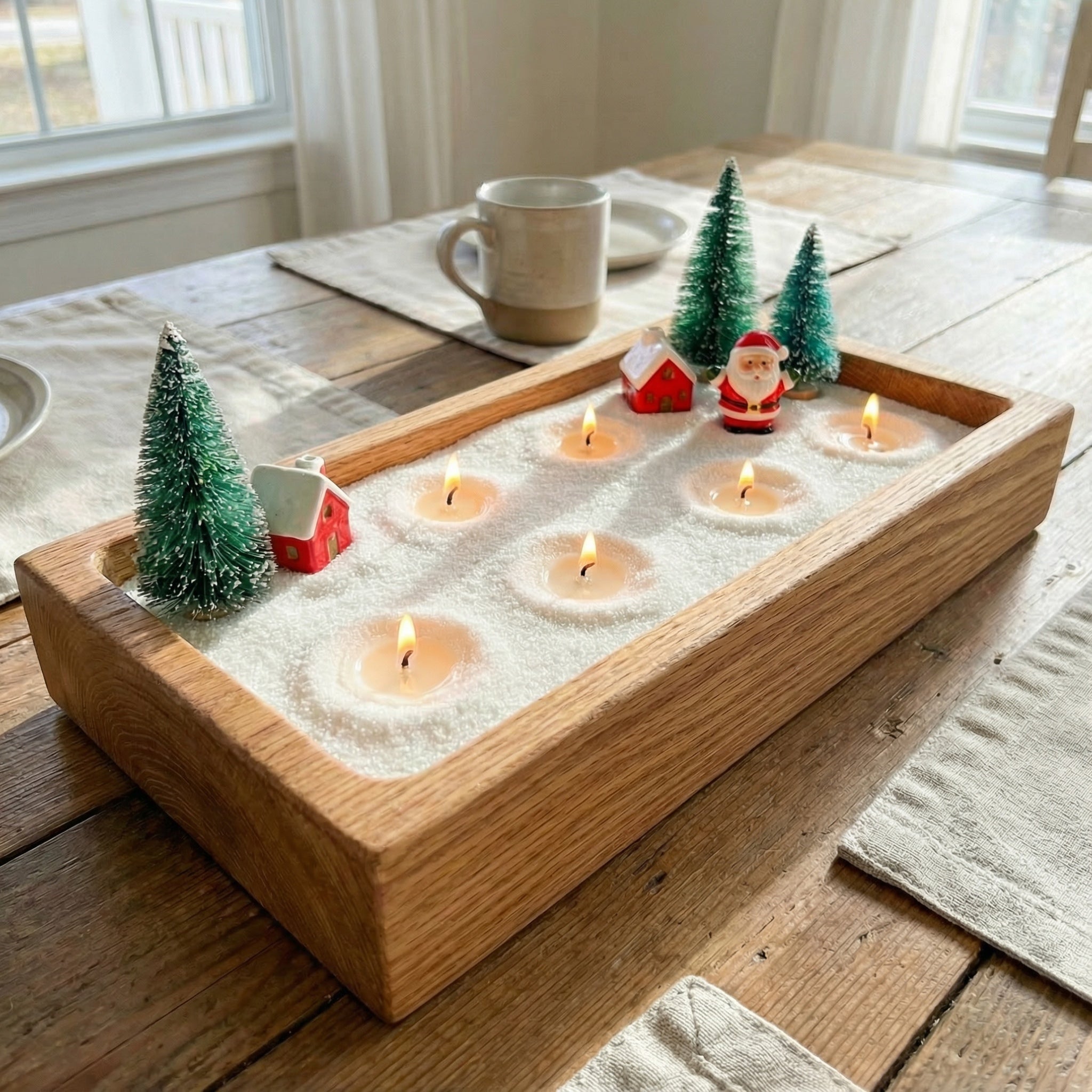 Small Sand Wax Christmas Gift Box