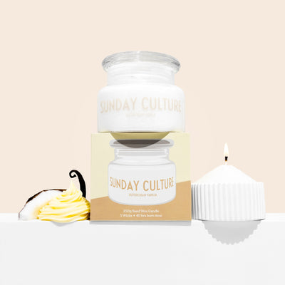Buttercream Vanilla Sand Wax Candle
