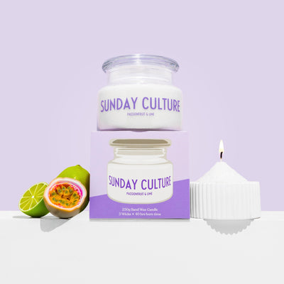 Passionfruit & Lime Sand Wax Candle