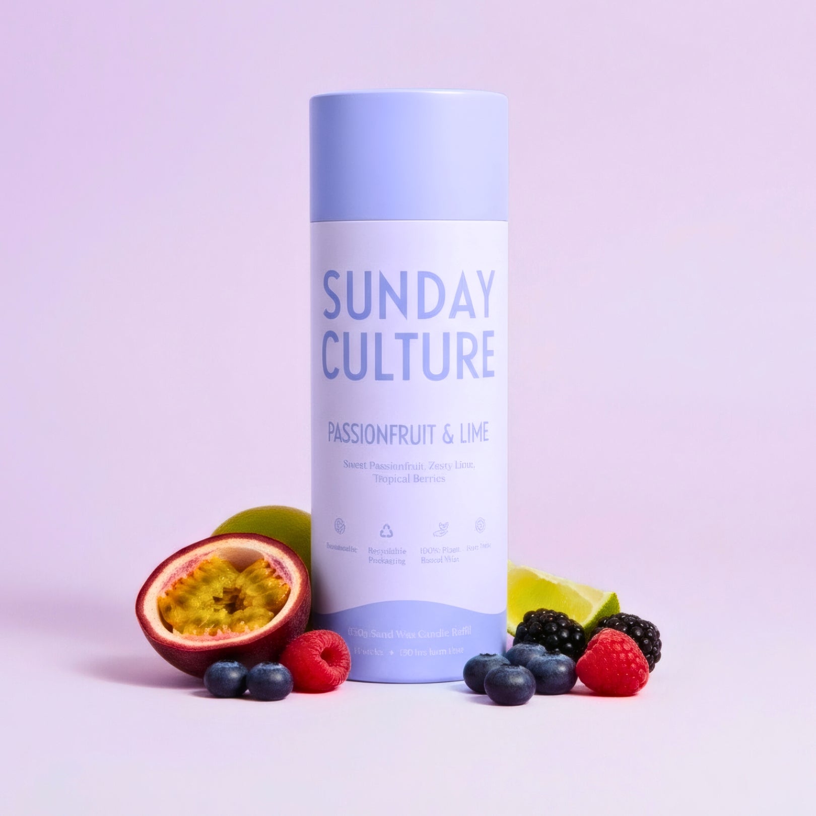 Large Passionfruit & Lime Ready-to-Pour Sand Wax