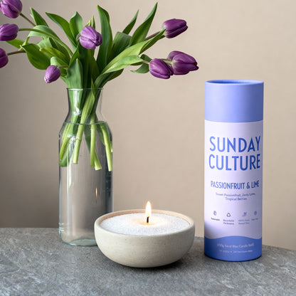 Large Passionfruit & Lime Ready-to-Pour Sand Wax